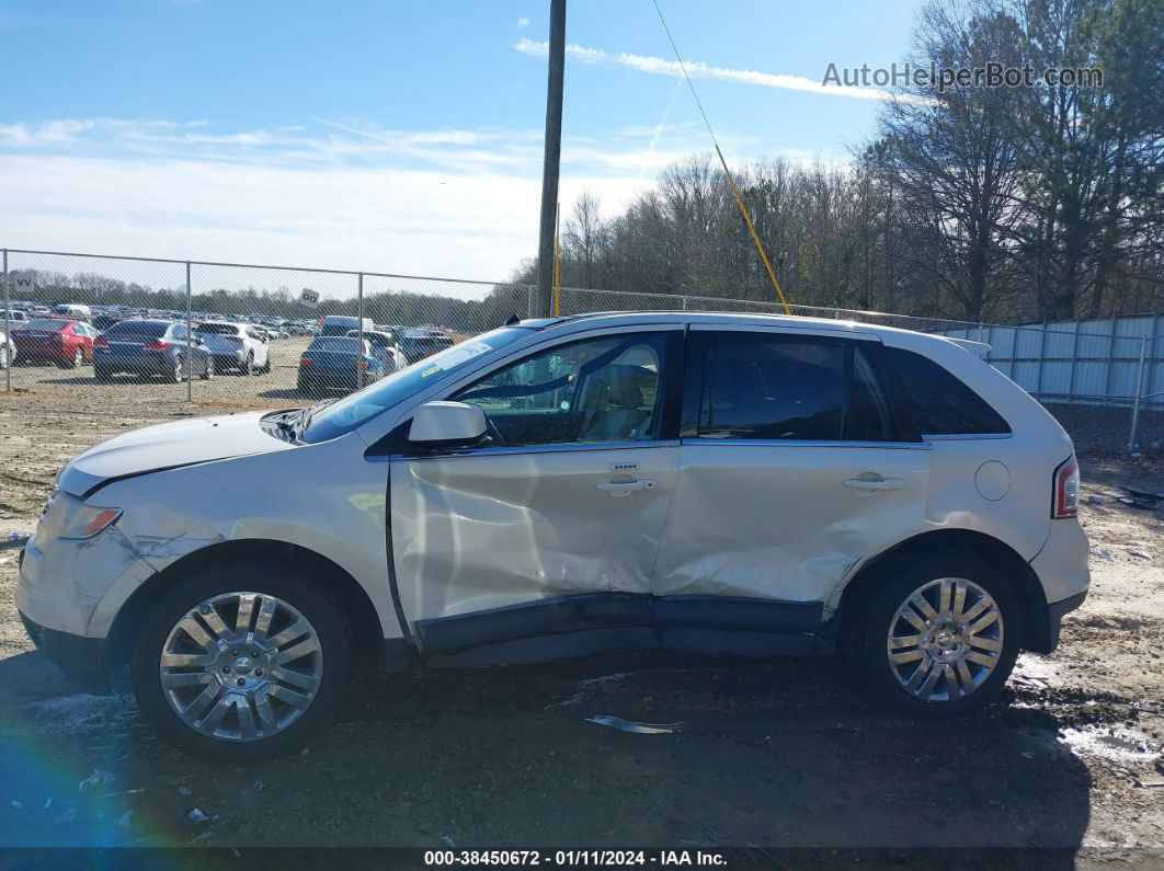 2008 Ford Edge Limited Cream vin: 2FMDK39CX8BA18442