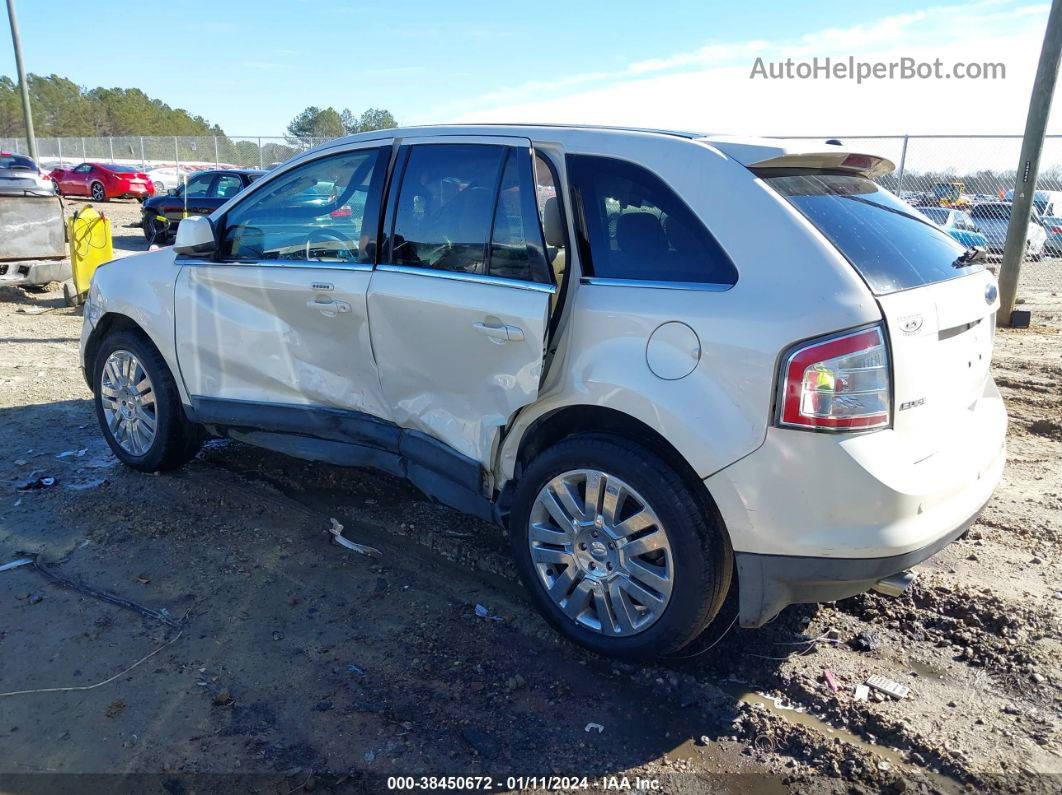 2008 Ford Edge Limited Cream vin: 2FMDK39CX8BA18442