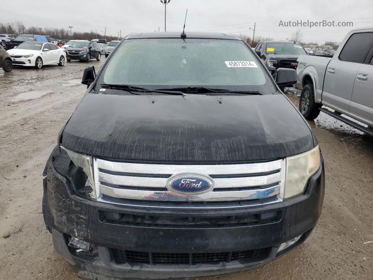 2008 Ford Edge Limited Black vin: 2FMDK39CX8BA37640