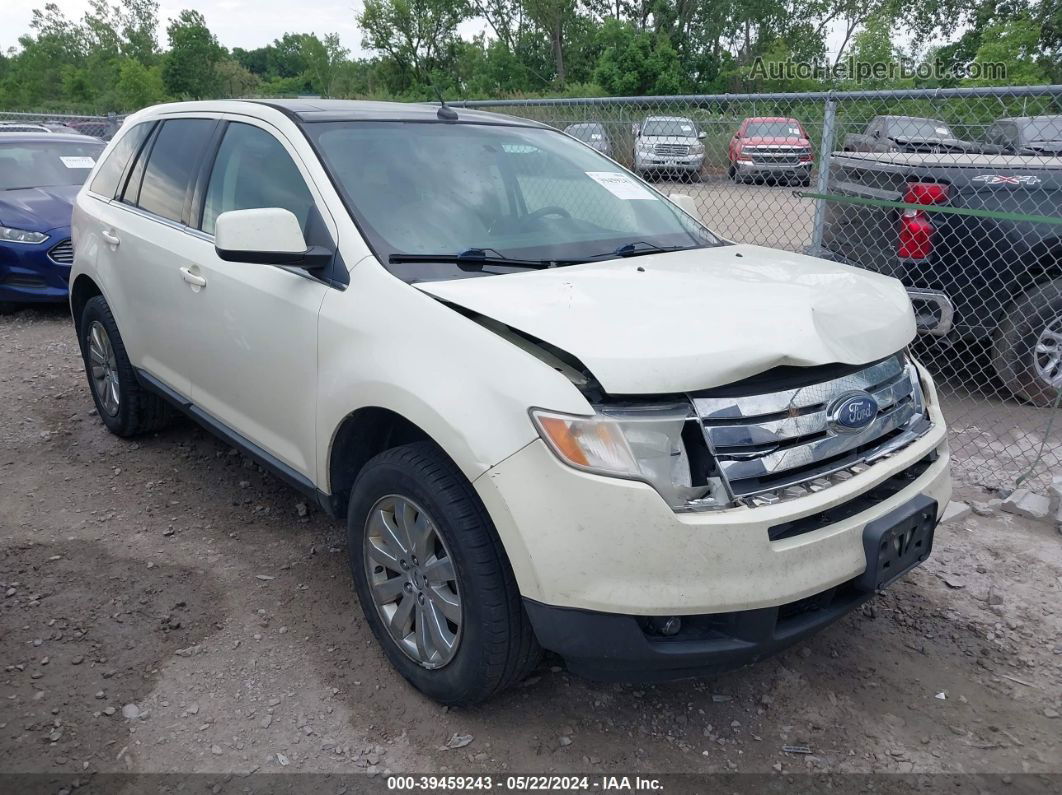 2008 Ford Edge Limited White vin: 2FMDK39CX8BB39374