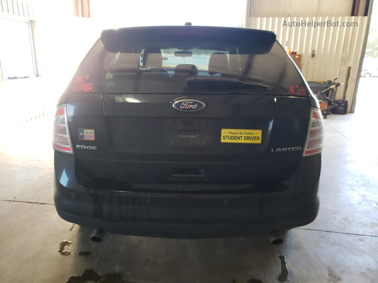 2008 Ford Edge Limited Black vin: 2FMDK39CX8BB45885