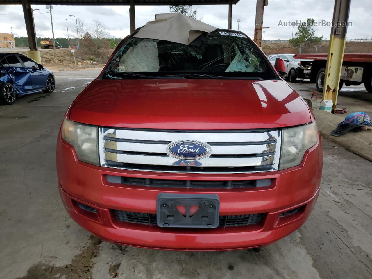 2010 Ford Edge Sport Burgundy vin: 2FMDK3AC1ABA24664