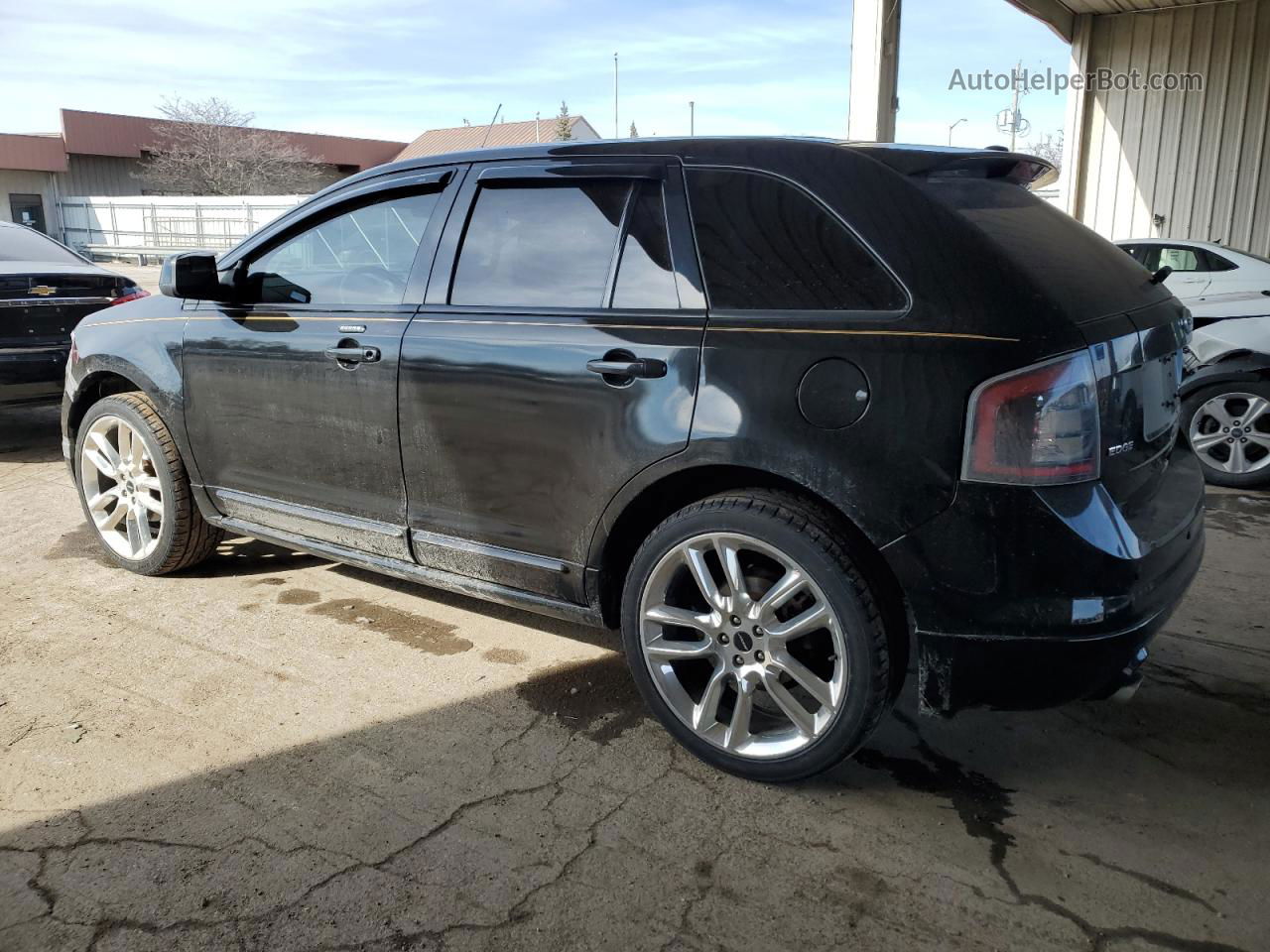 2010 Ford Edge Sport Black vin: 2FMDK3AC7ABB27085