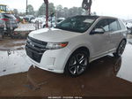 2014 Ford Edge Sport White vin: 2FMDK3AK0EBB19276