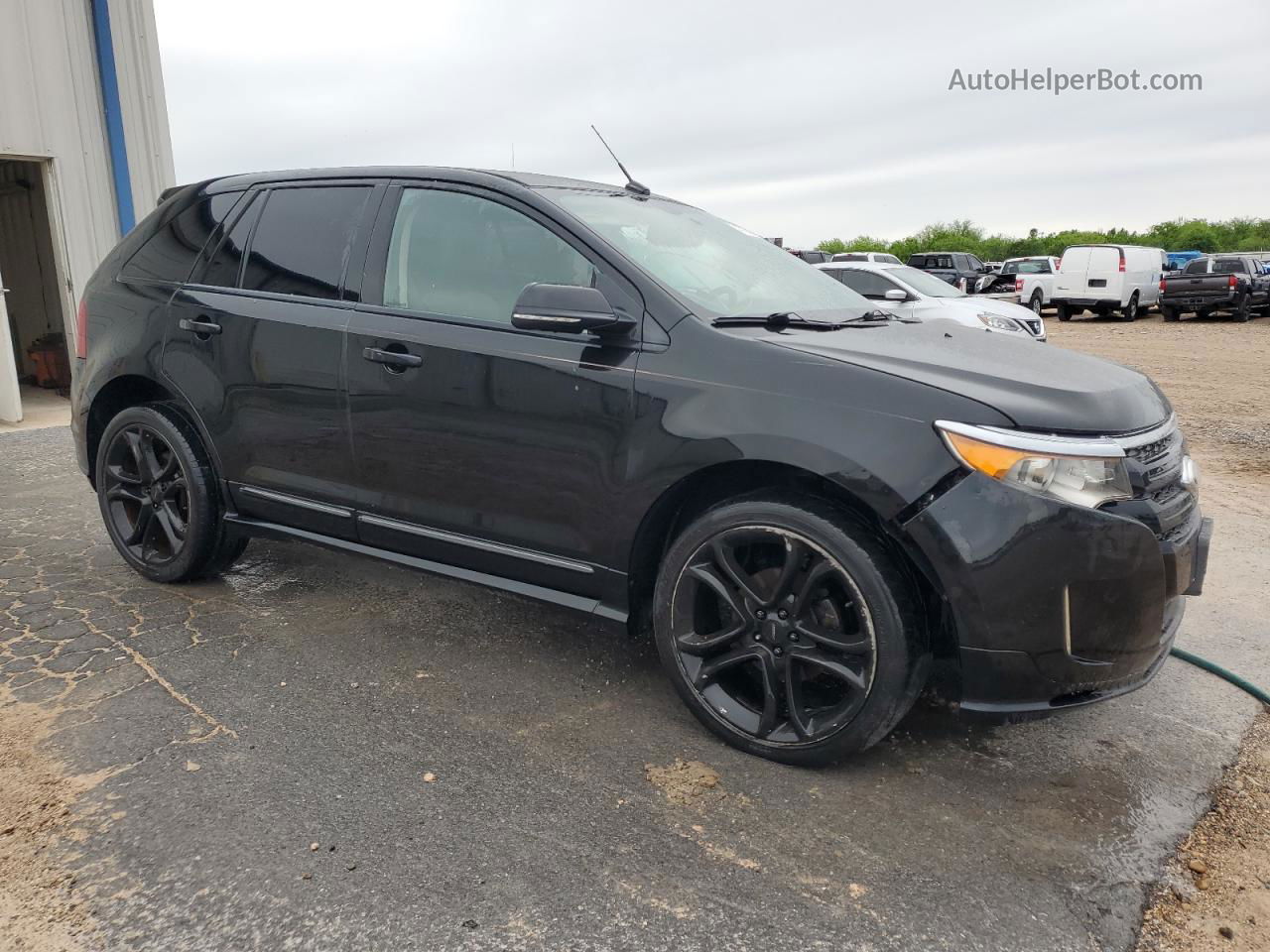 2014 Ford Edge Sport Black vin: 2FMDK3AK6EBB52587