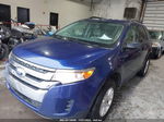 2014 Ford Edge Se Blue vin: 2FMDK3GC0EBB03868