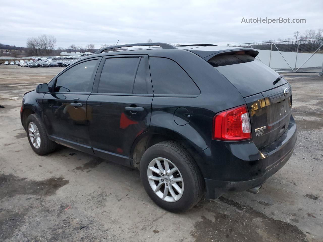 2014 Ford Edge Se Черный vin: 2FMDK3GC0EBB63777