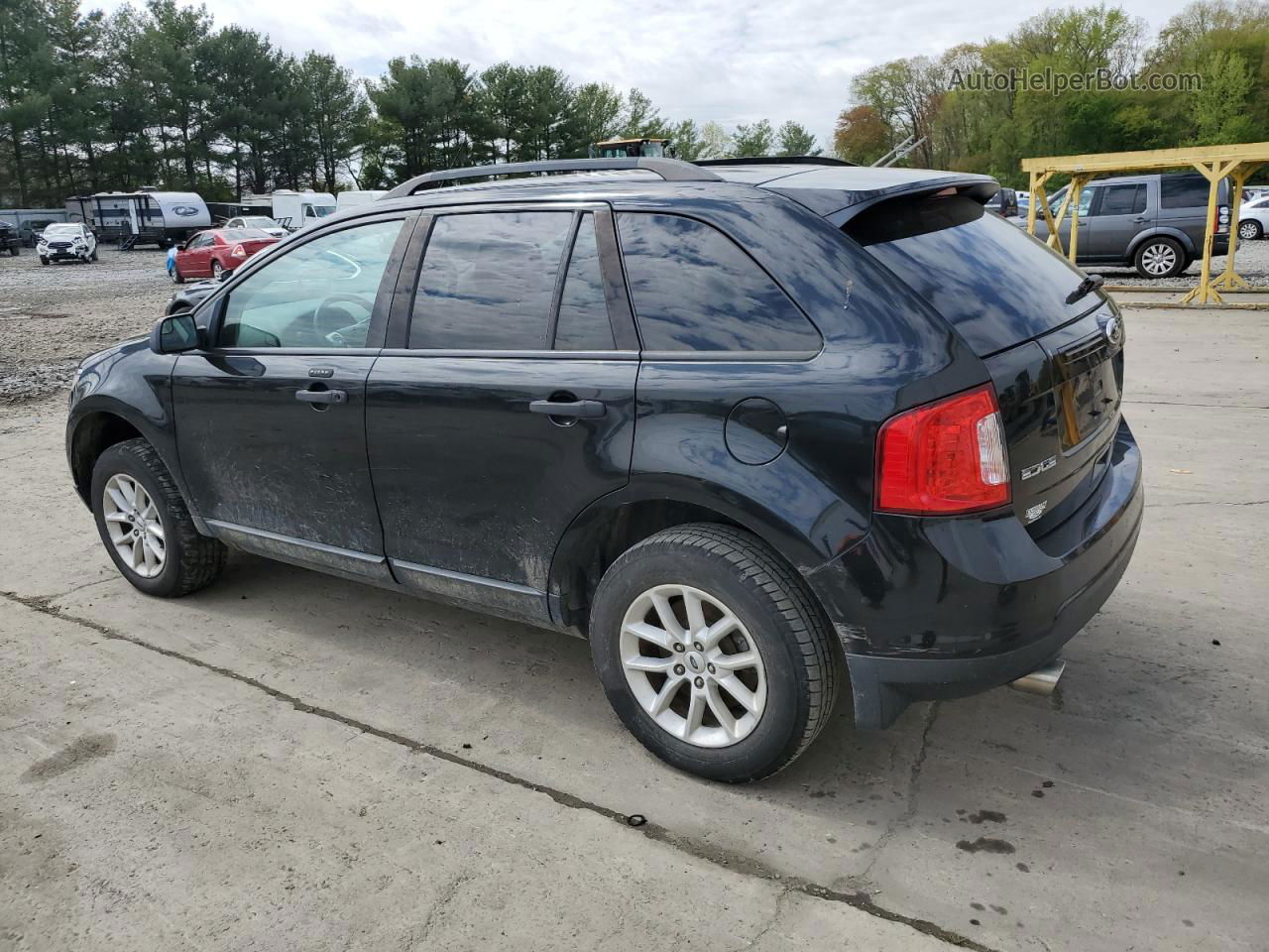 2014 Ford Edge Se Black vin: 2FMDK3GC1EBA01639