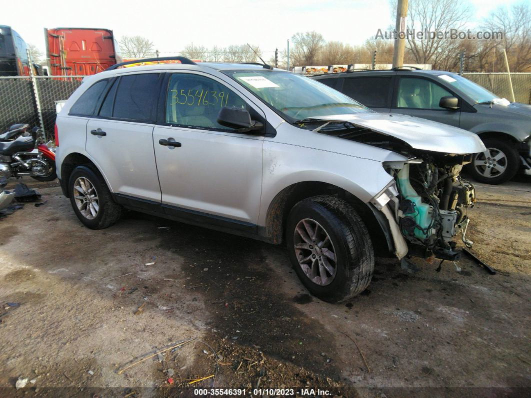 2014 Ford Edge Se Silver vin: 2FMDK3GC1EBA17159