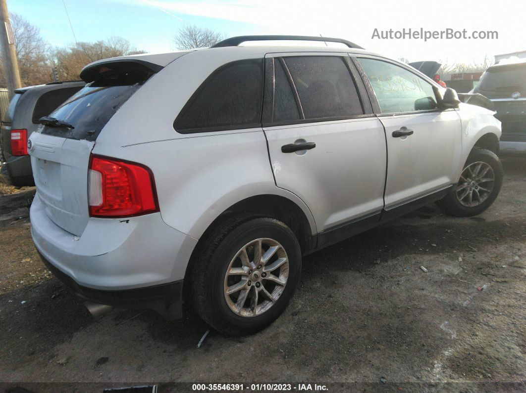 2014 Ford Edge Se Silver vin: 2FMDK3GC1EBA17159