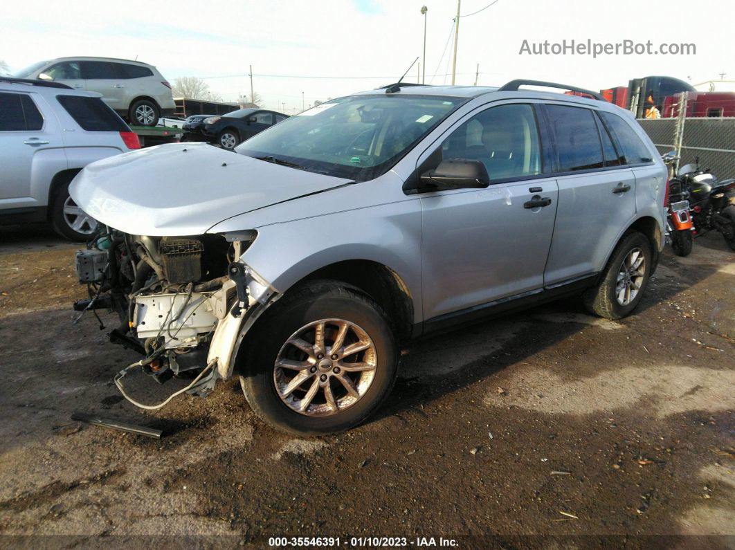 2014 Ford Edge Se Silver vin: 2FMDK3GC1EBA17159