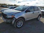 2014 Ford Edge Se Silver vin: 2FMDK3GC1EBA65812