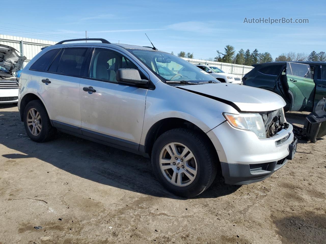 2010 Ford Edge Se Silver vin: 2FMDK3GC2ABA45224