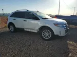 2014 Ford Edge Se White vin: 2FMDK3GC2EBA25576