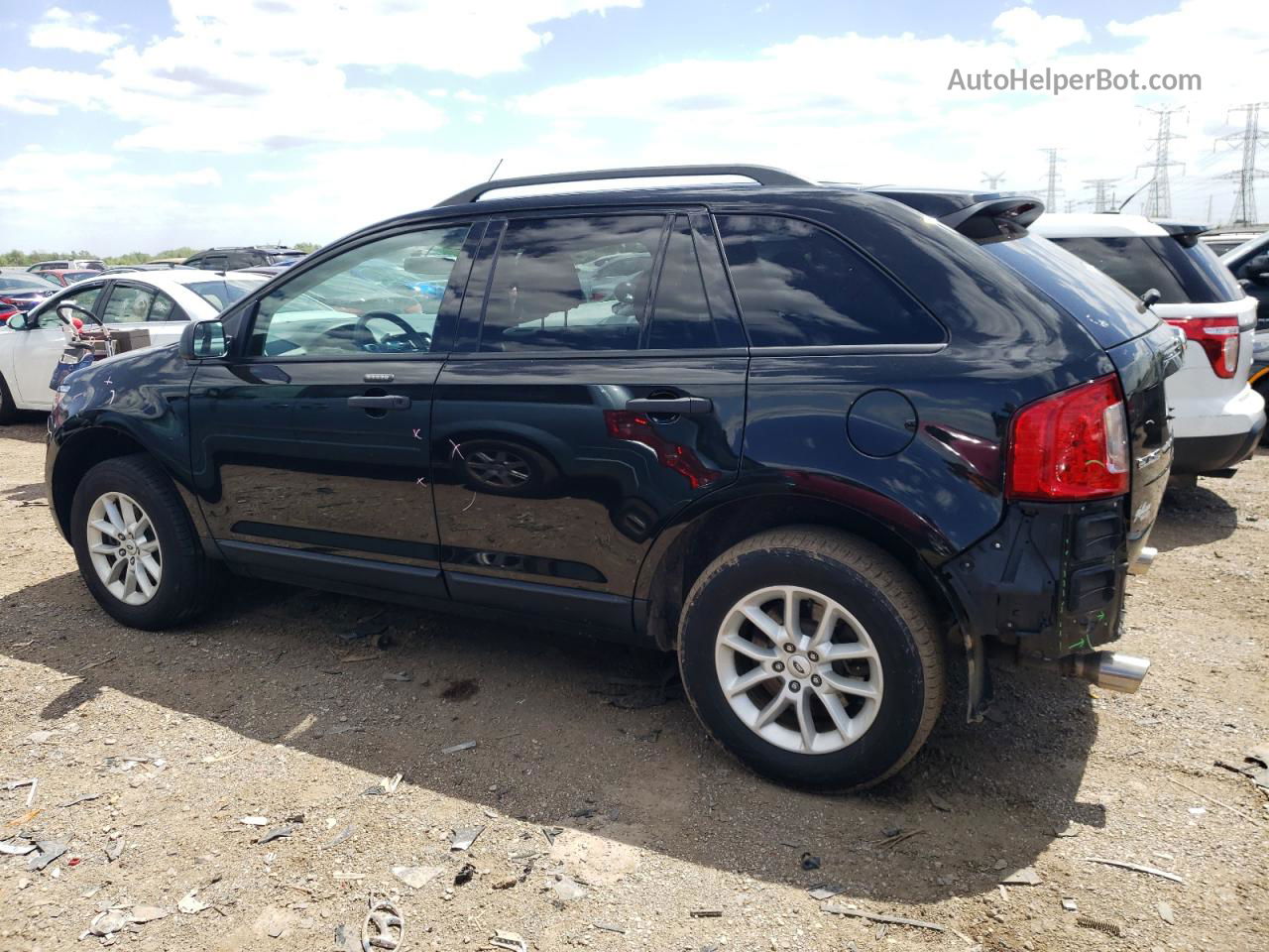 2014 Ford Edge Se Black vin: 2FMDK3GC2EBA61672