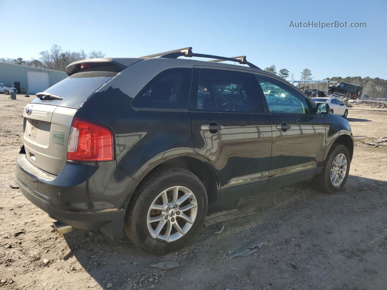 2014 Ford Edge Se Black vin: 2FMDK3GC2EBB27685