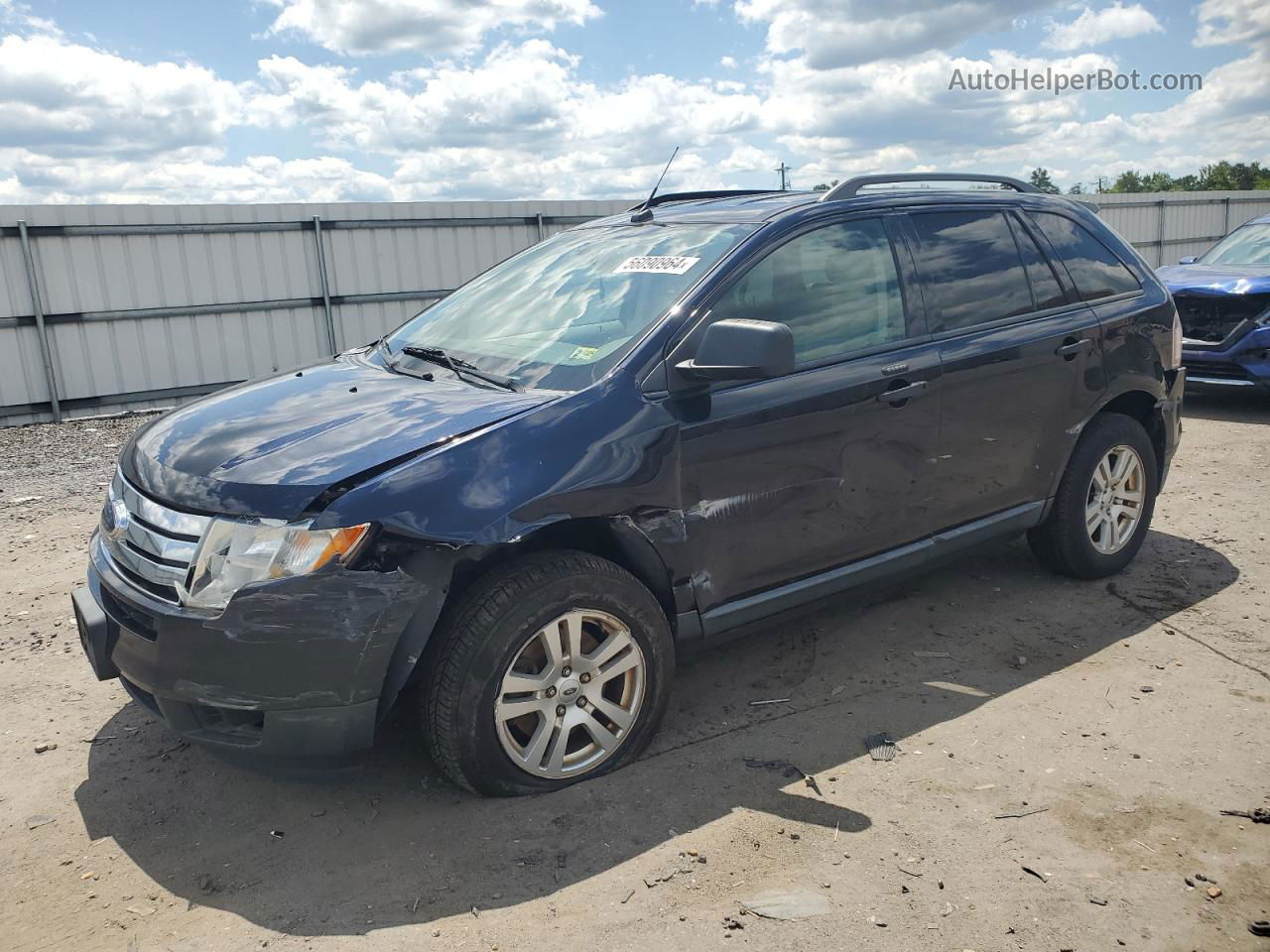 2010 Ford Edge Se Синий vin: 2FMDK3GC3ABA65899