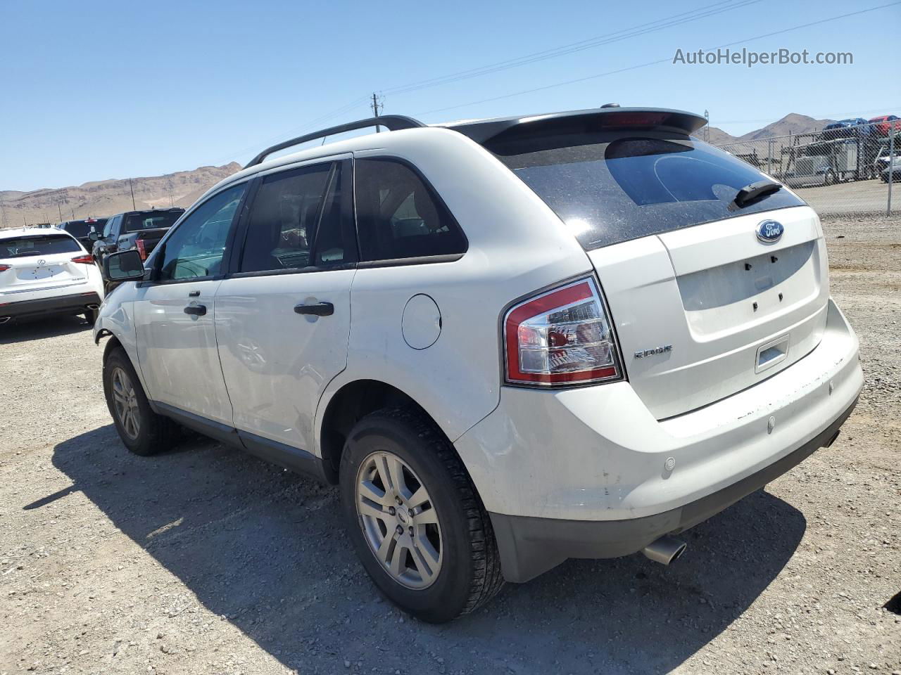 2010 Ford Edge Se White vin: 2FMDK3GC3ABB34123