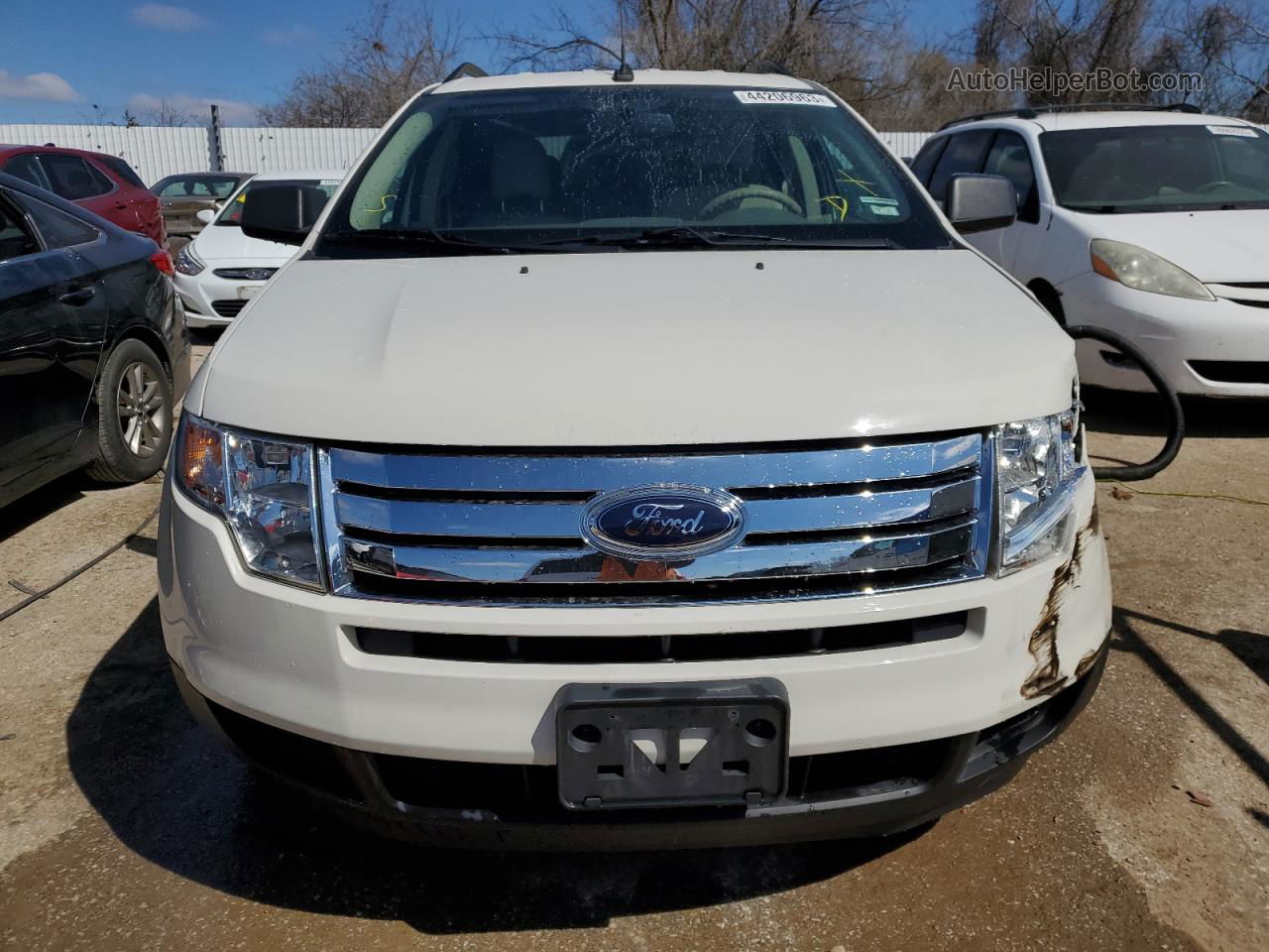 2010 Ford Edge Se White vin: 2FMDK3GC3ABB34445