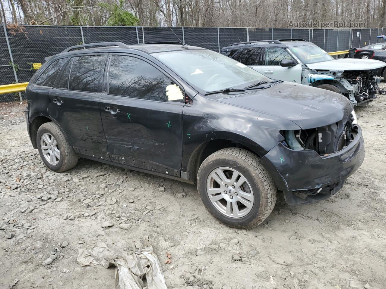 2010 Ford Edge Se Black vin: 2FMDK3GC3ABB50337