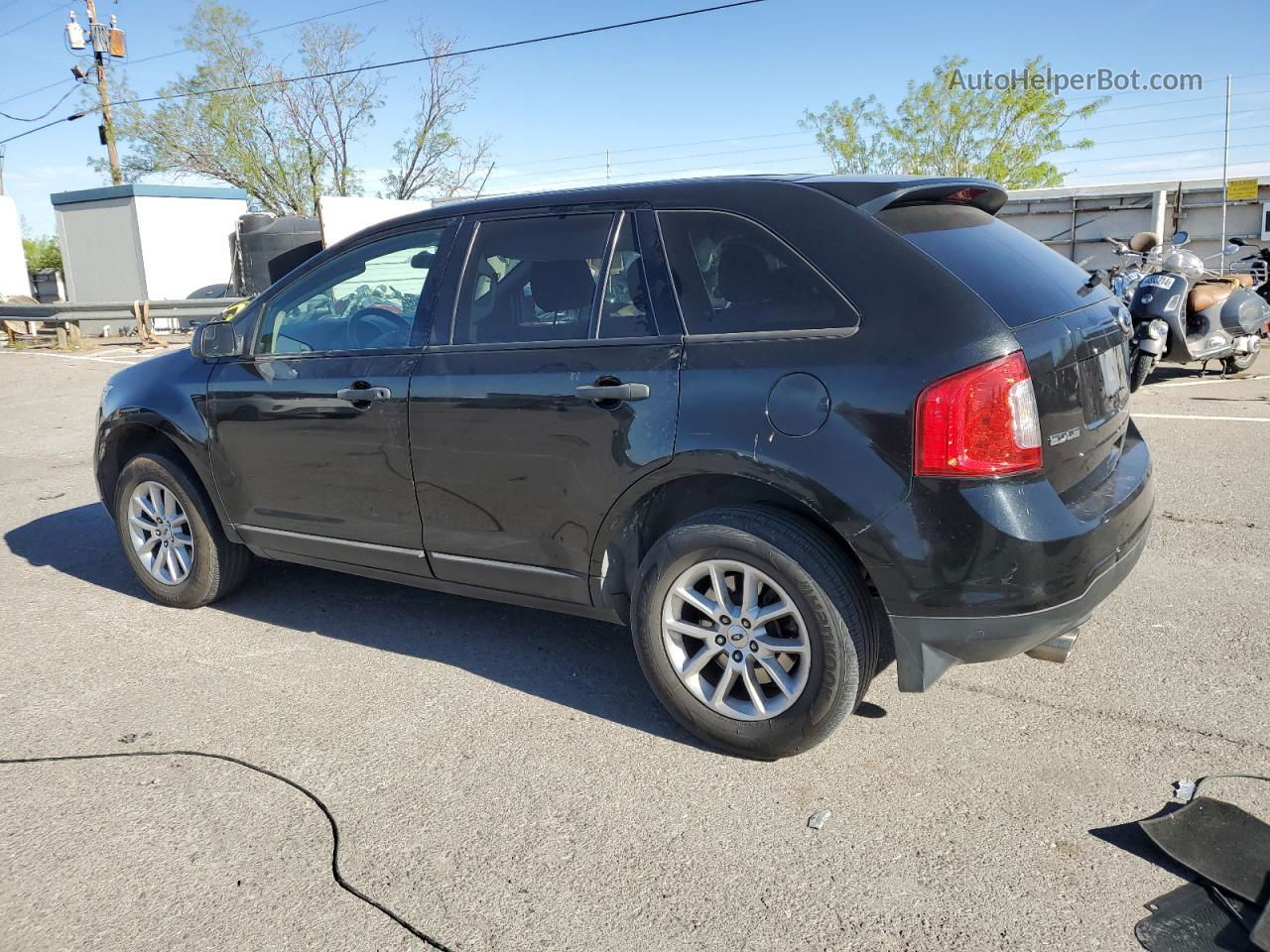 2014 Ford Edge Se Black vin: 2FMDK3GC3EBB37335