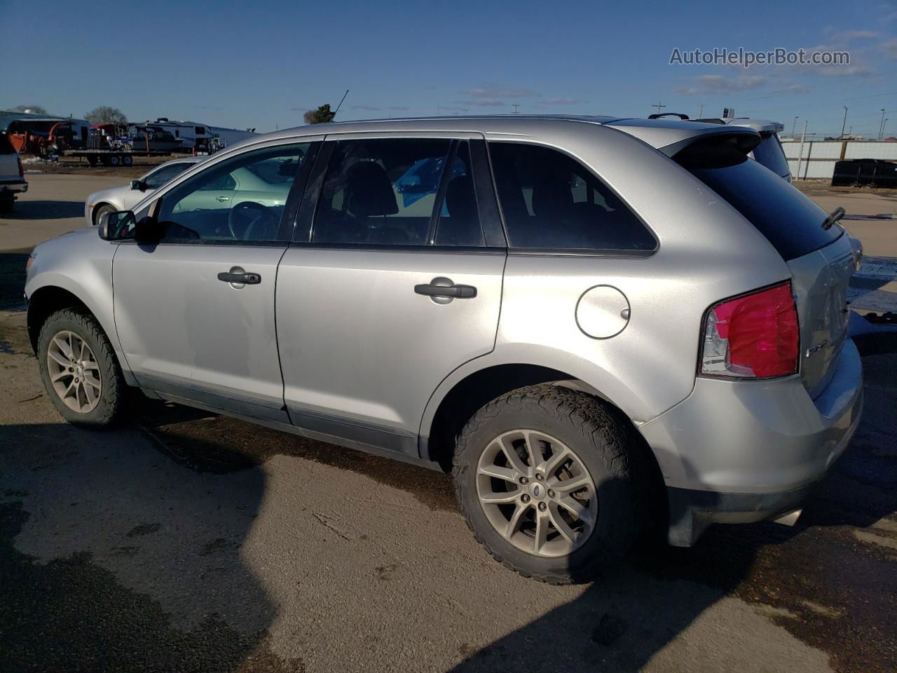 2014 Ford Edge Se Silver vin: 2FMDK3GC4EBA34280