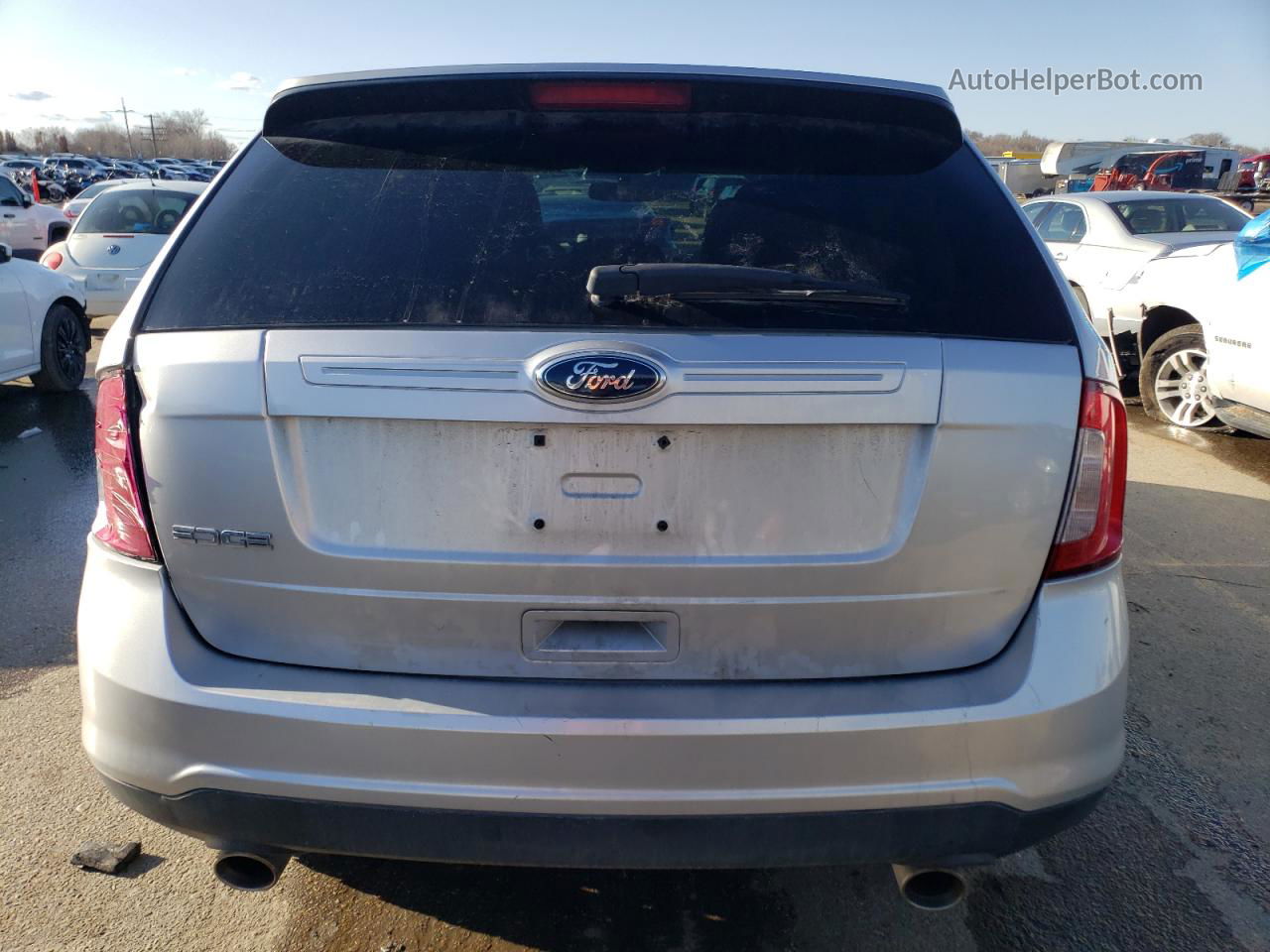 2014 Ford Edge Se Серебряный vin: 2FMDK3GC4EBA34280