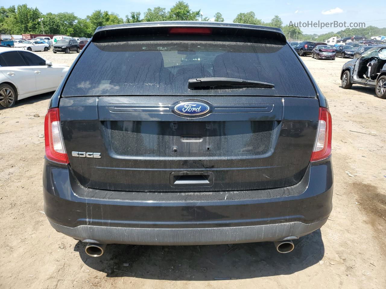 2014 Ford Edge Se Black vin: 2FMDK3GC4EBA41486