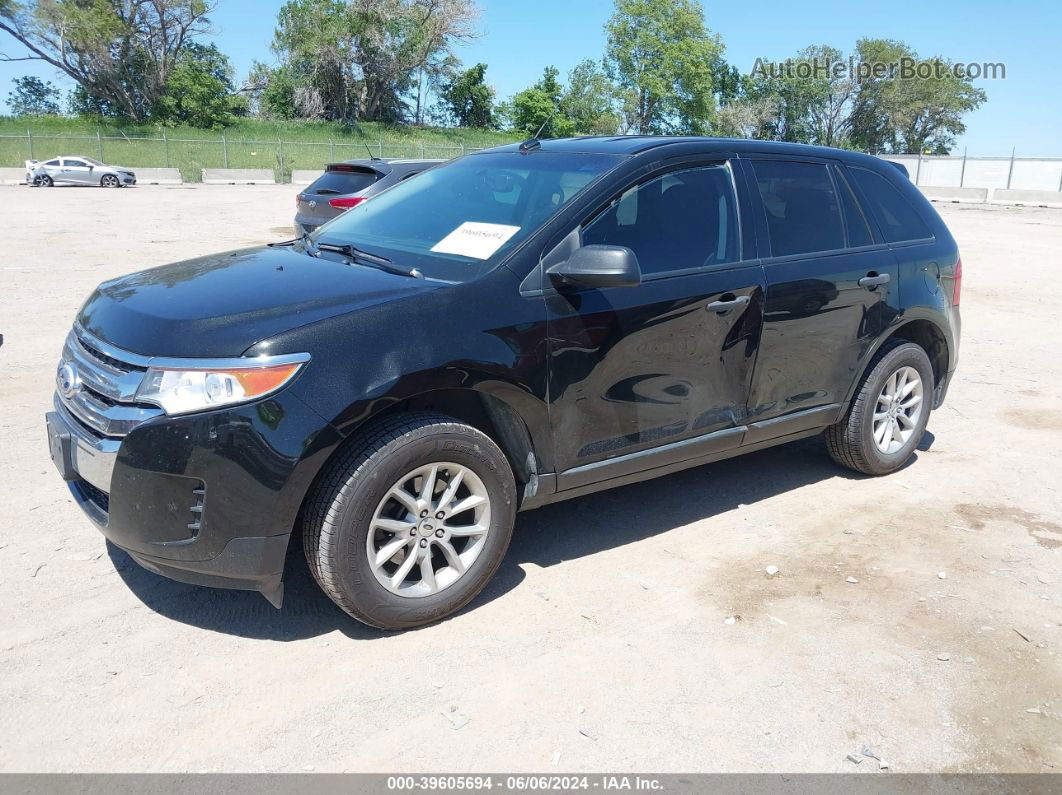 2014 Ford Edge Se Black vin: 2FMDK3GC4EBA68638