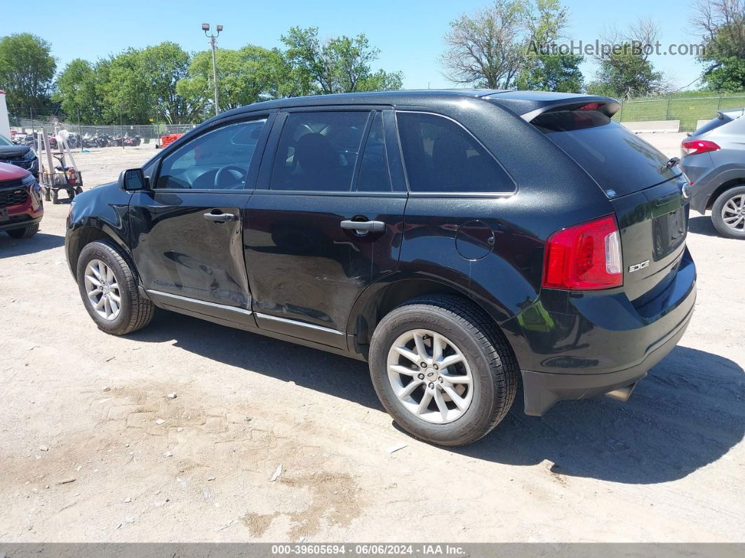 2014 Ford Edge Se Black vin: 2FMDK3GC4EBA68638