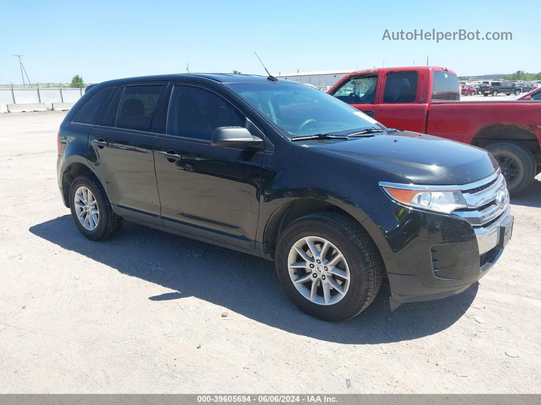 2014 Ford Edge Se Black vin: 2FMDK3GC4EBA68638