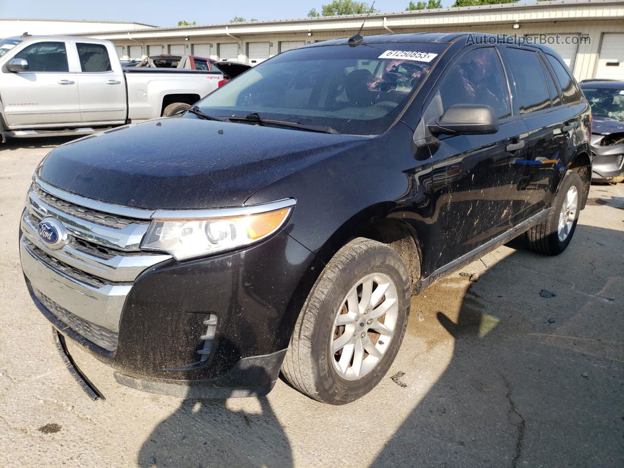 2014 Ford Edge Se Black vin: 2FMDK3GC4EBB36744