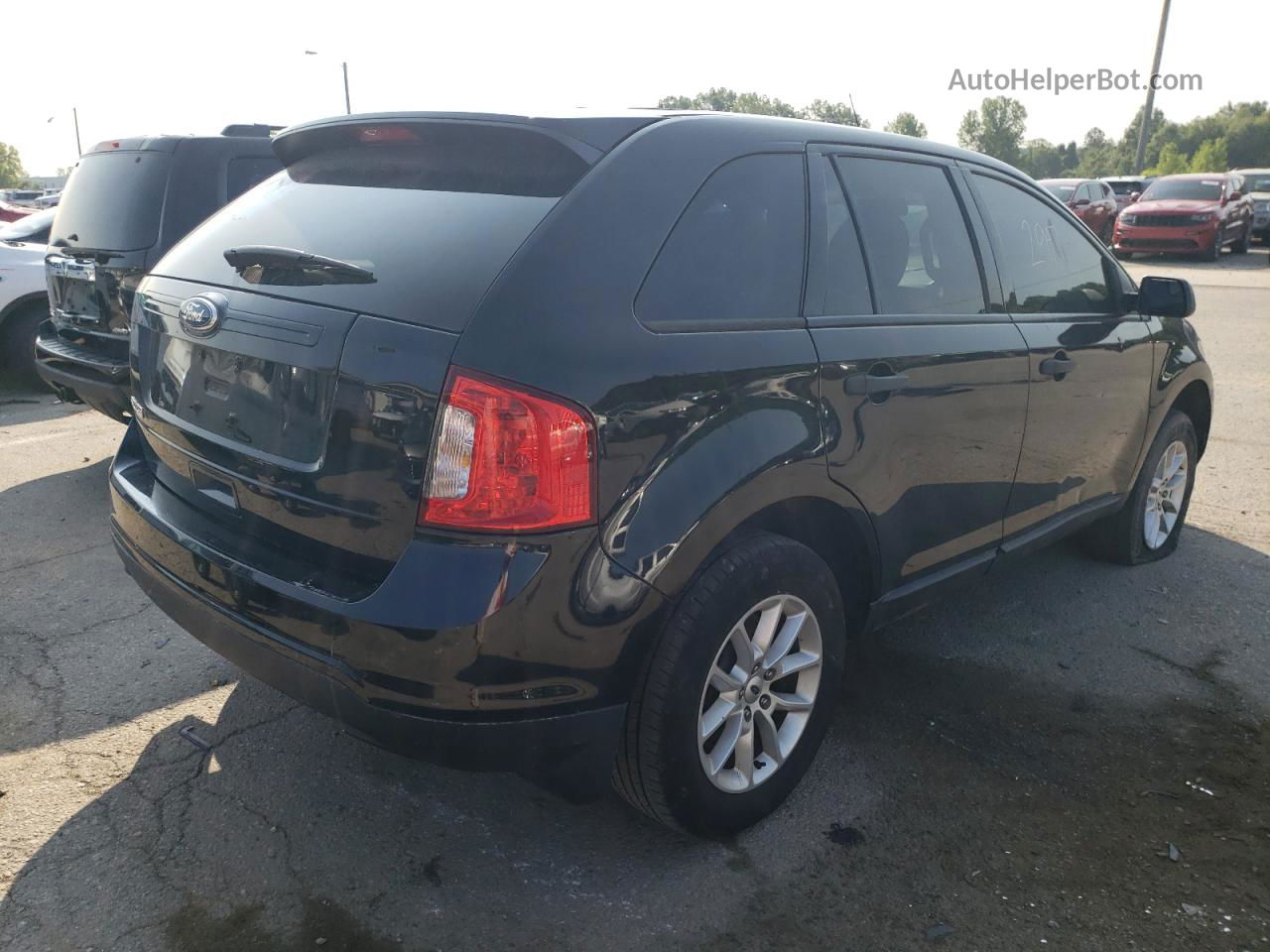 2014 Ford Edge Se Black vin: 2FMDK3GC4EBB36744