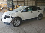 2010 Ford Edge Se White vin: 2FMDK3GC5ABB11586