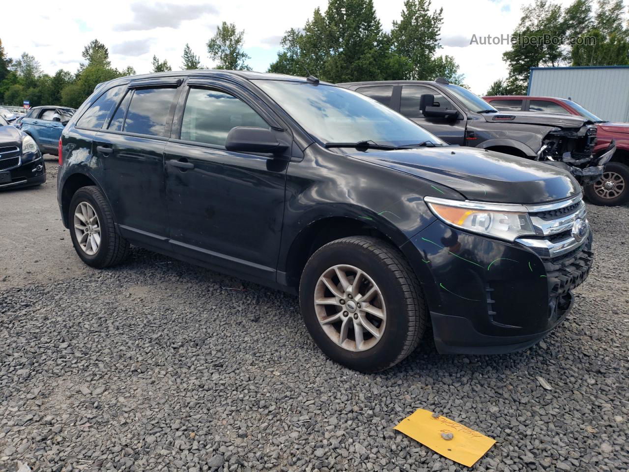 2014 Ford Edge Se Charcoal vin: 2FMDK3GC5EBA07556