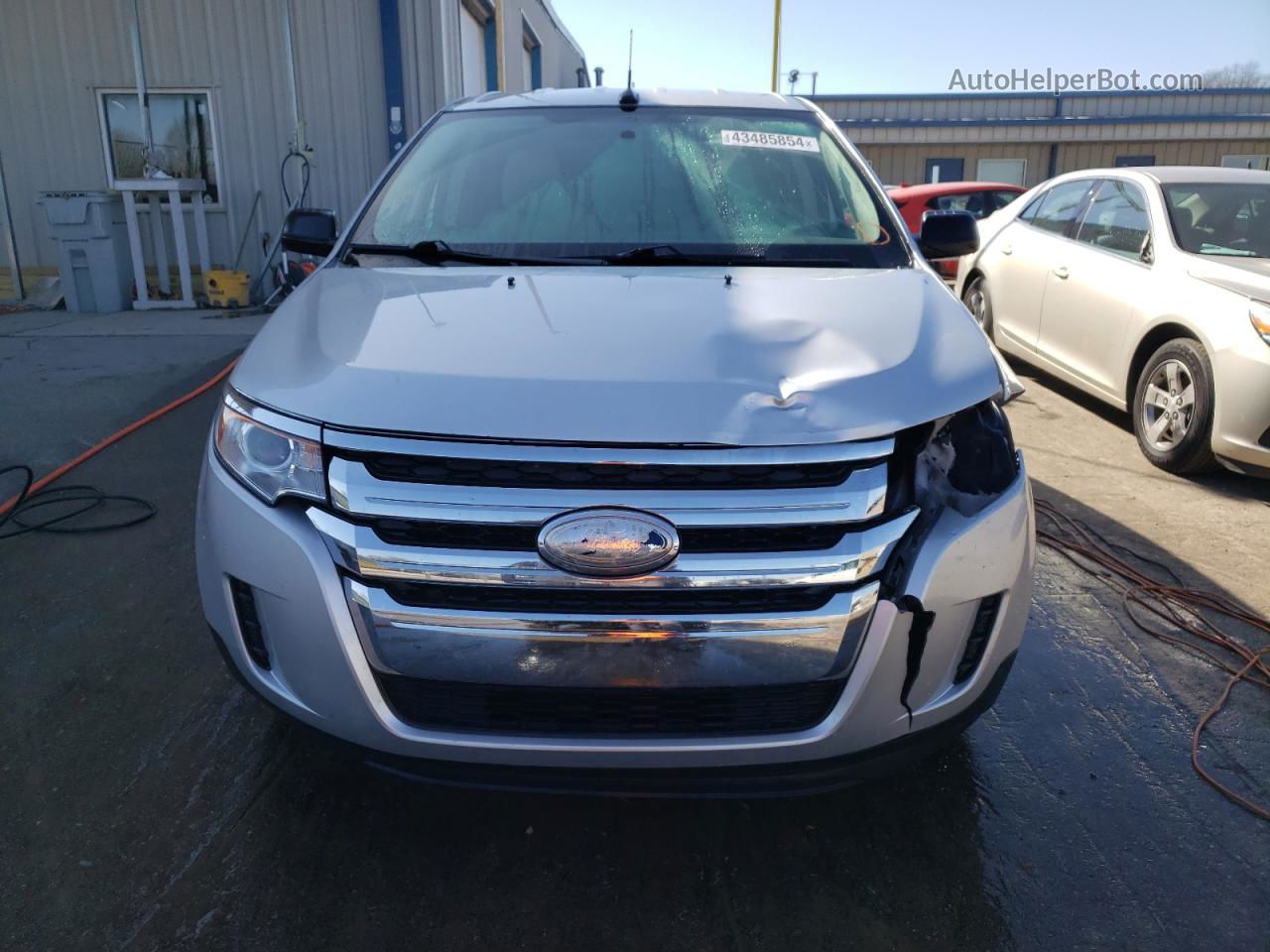 2014 Ford Edge Se Silver vin: 2FMDK3GC5EBB60664