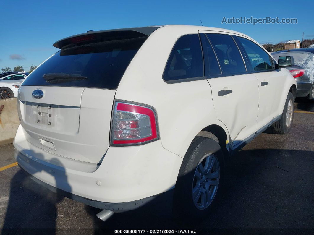 2010 Ford Edge Se White vin: 2FMDK3GC6ABA01713