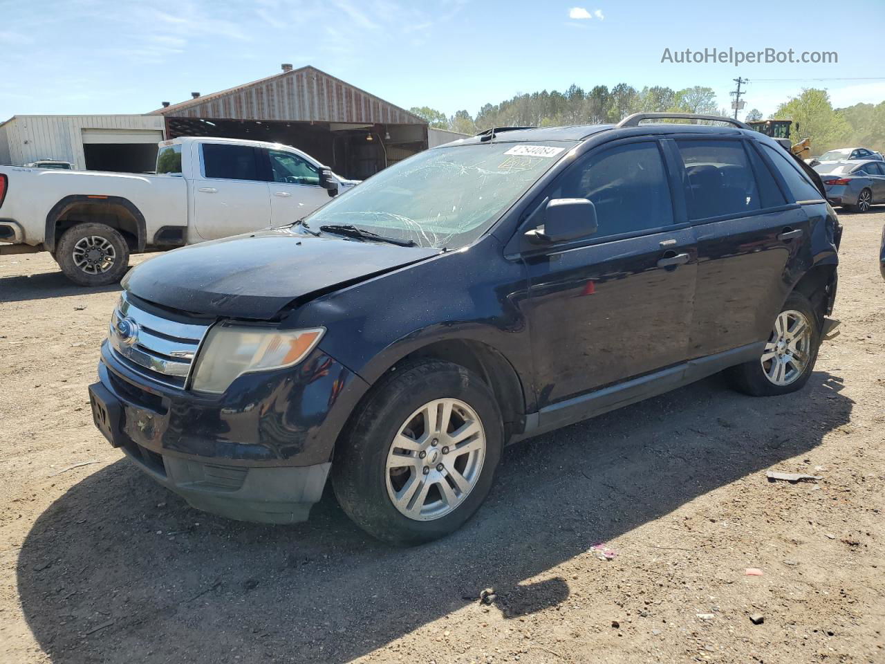 2010 Ford Edge Se Синий vin: 2FMDK3GC6ABA26384