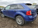 2014 Ford Edge Se Синий vin: 2FMDK3GC6EBA03841