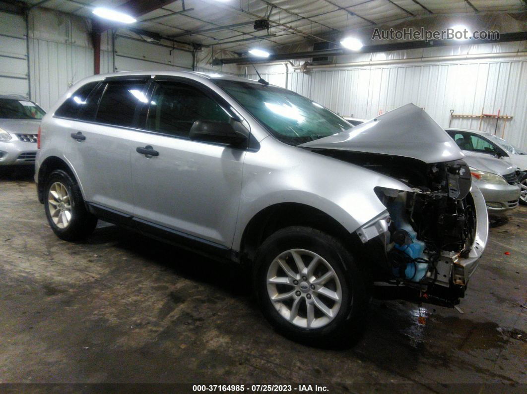 2014 Ford Edge Se Silver vin: 2FMDK3GC6EBA64879