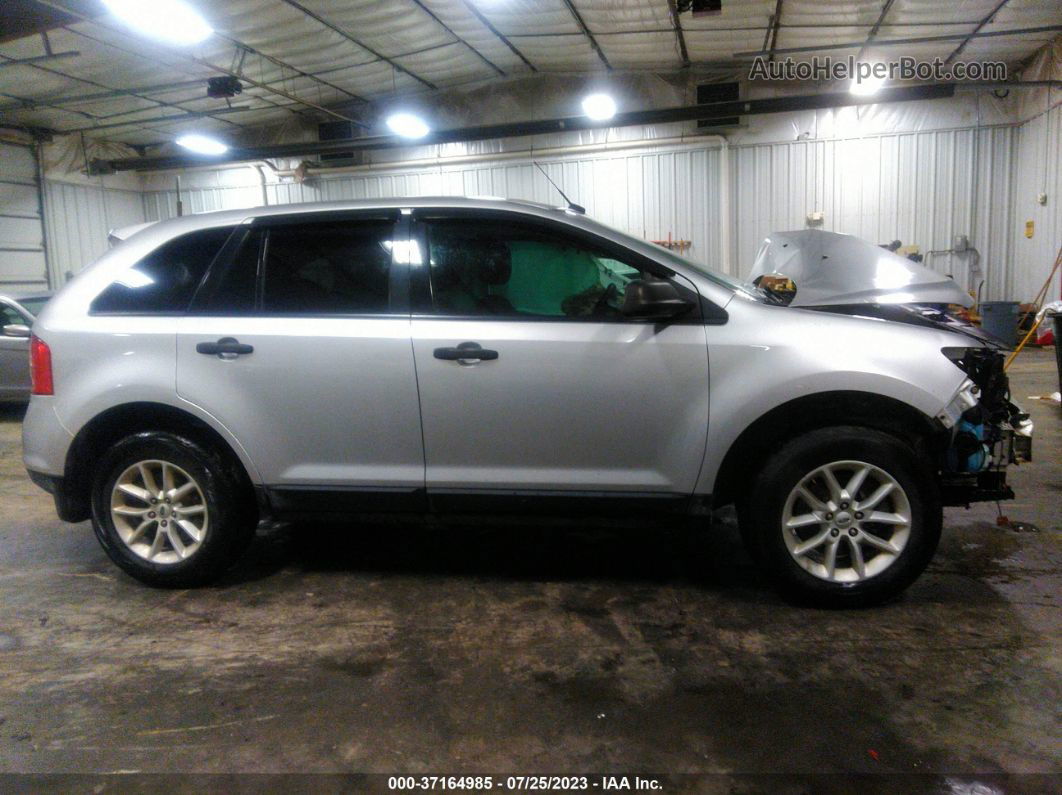 2014 Ford Edge Se Silver vin: 2FMDK3GC6EBA64879