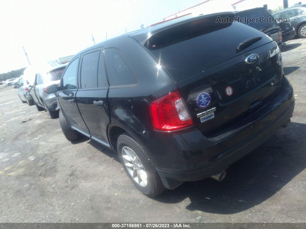 2014 Ford Edge Se Black vin: 2FMDK3GC6EBB36857