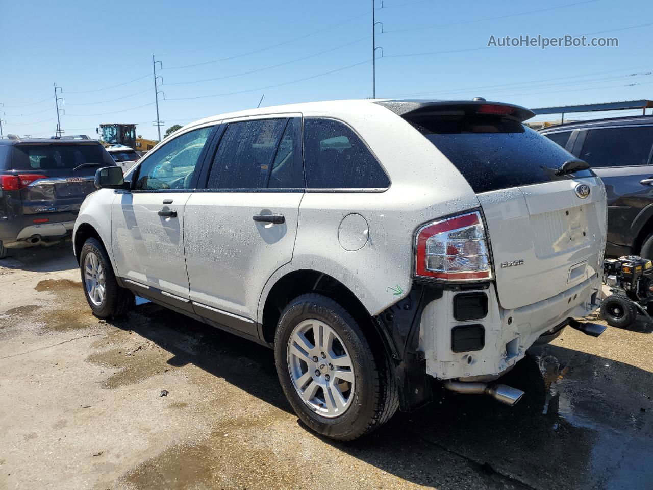 2010 Ford Edge Se White vin: 2FMDK3GC7ABB56500