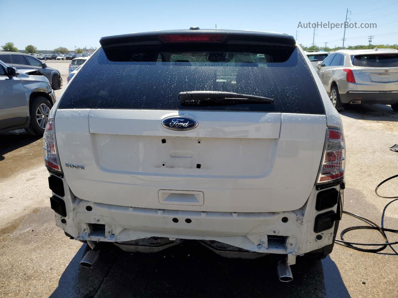 2010 Ford Edge Se White vin: 2FMDK3GC7ABB56500