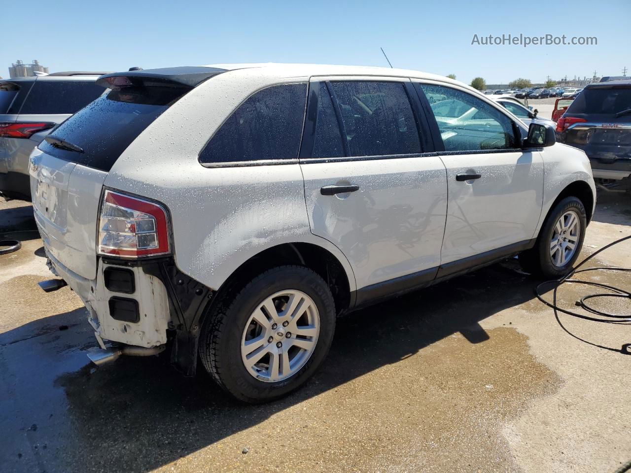 2010 Ford Edge Se White vin: 2FMDK3GC7ABB56500