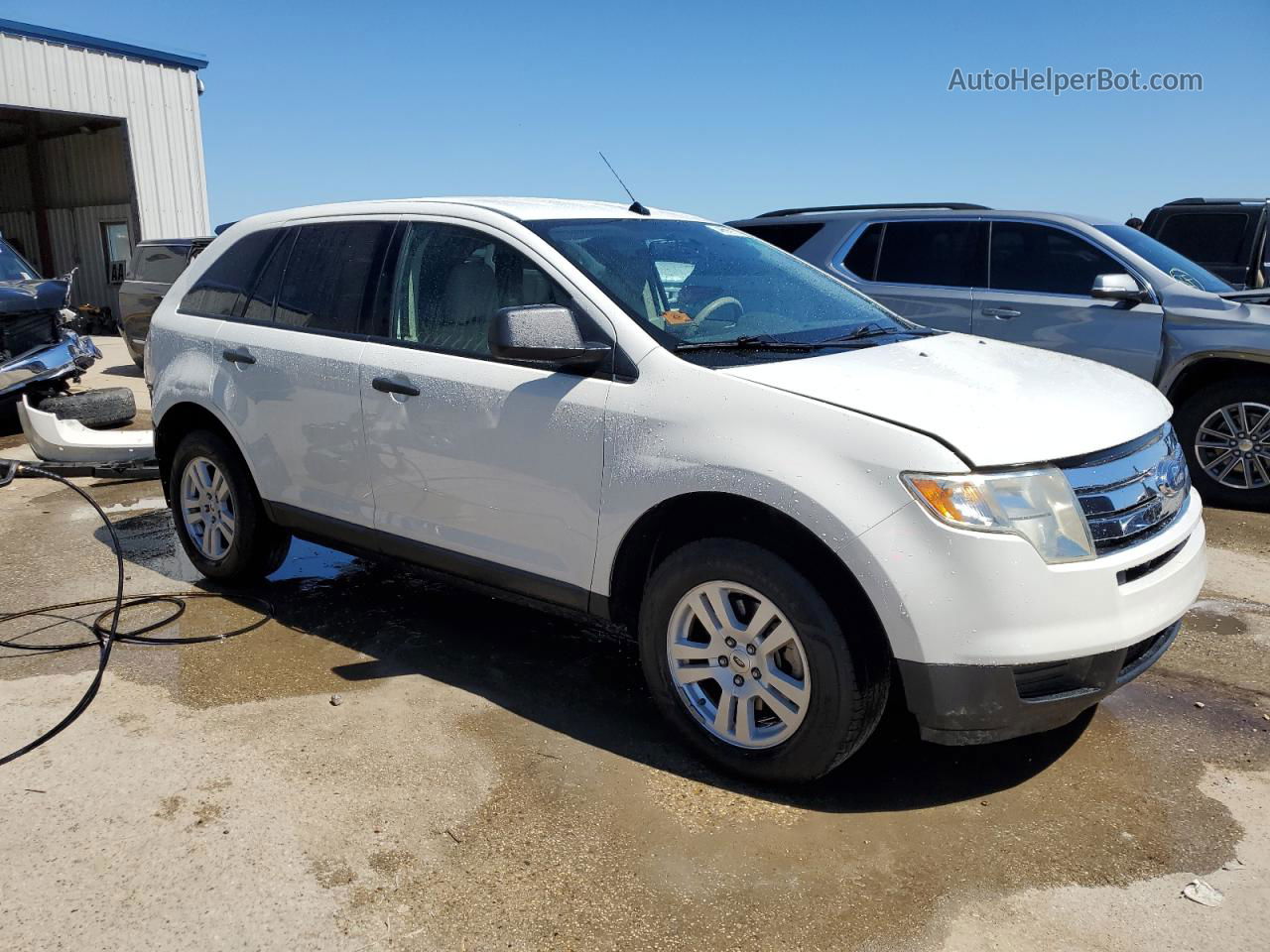 2010 Ford Edge Se White vin: 2FMDK3GC7ABB56500