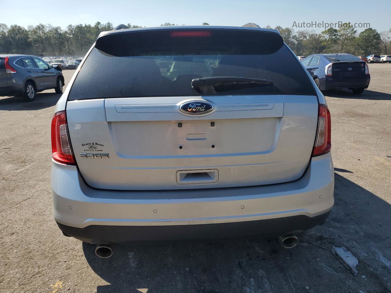 2014 Ford Edge Se Silver vin: 2FMDK3GC7EBA41000