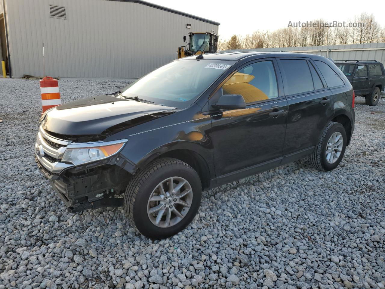 2014 Ford Edge Se Черный vin: 2FMDK3GC7EBB53098