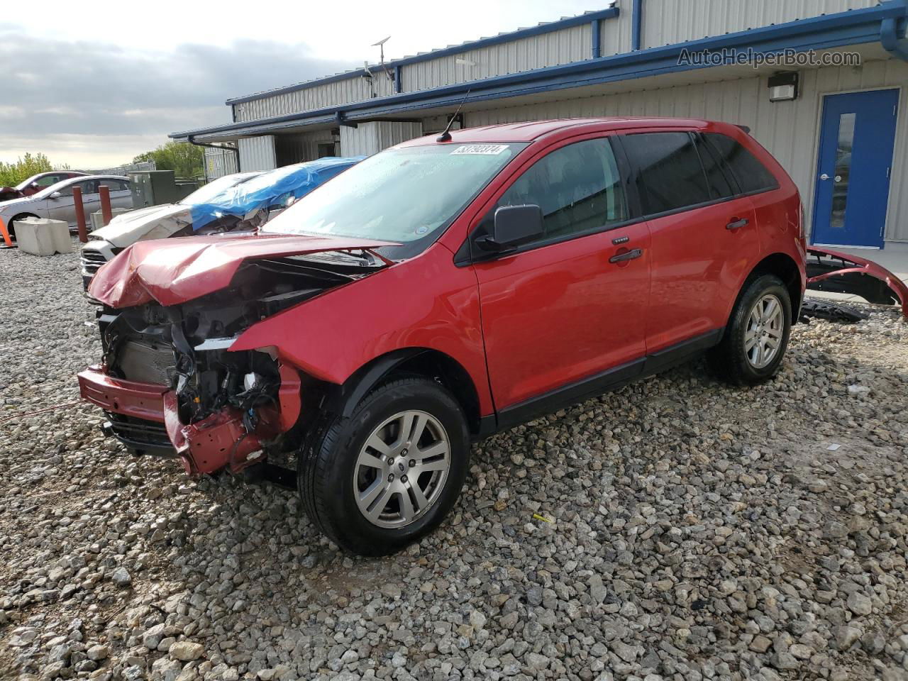 2010 Ford Edge Se Красный vin: 2FMDK3GC8ABA13281