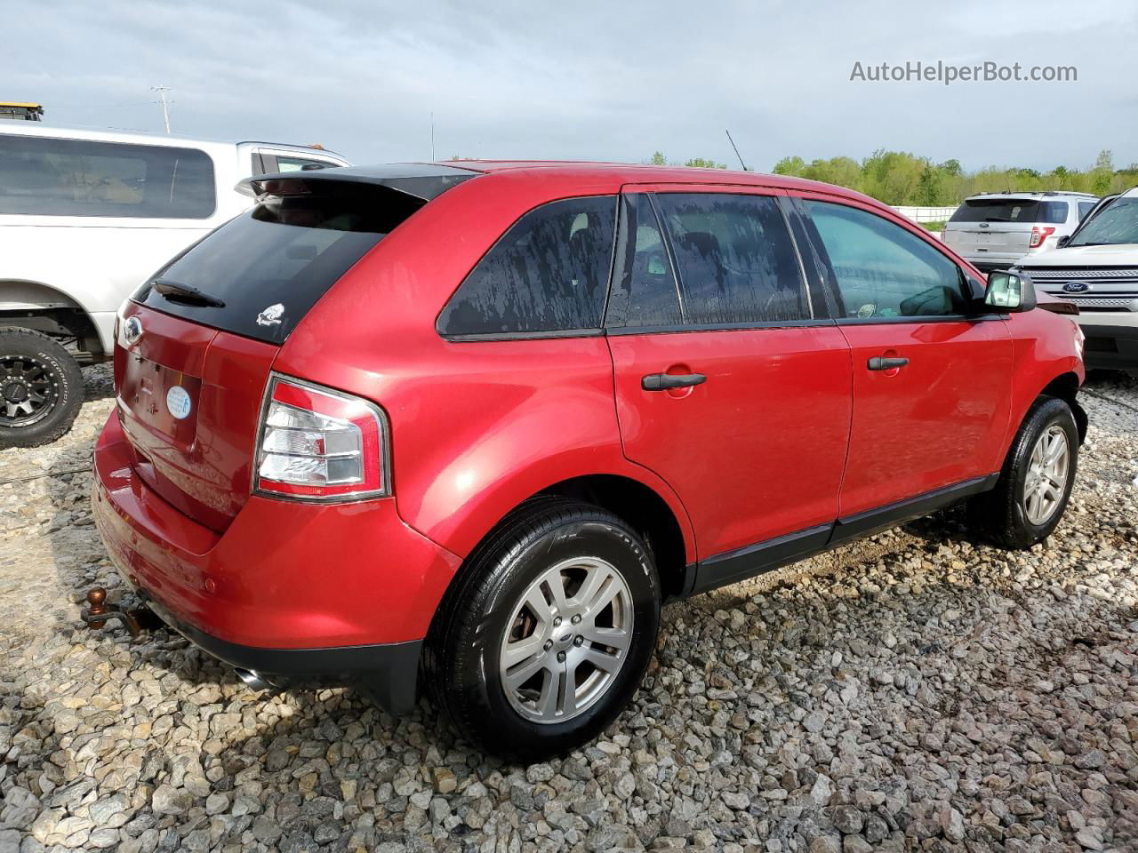 2010 Ford Edge Se Красный vin: 2FMDK3GC8ABA13281